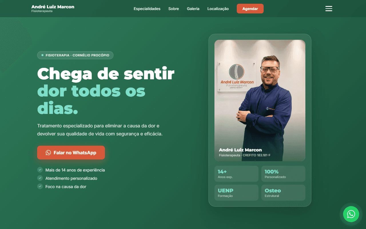 André Luiz Marcon — Fisioterapia